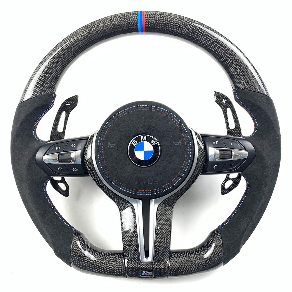 F series Honeycomb Carbon Fiber steering wheel w/ Alcantara leather