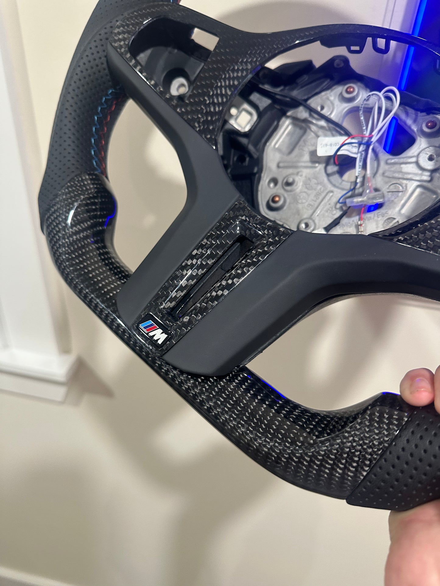 BMW G Series LED Carbon fiber steering wheel