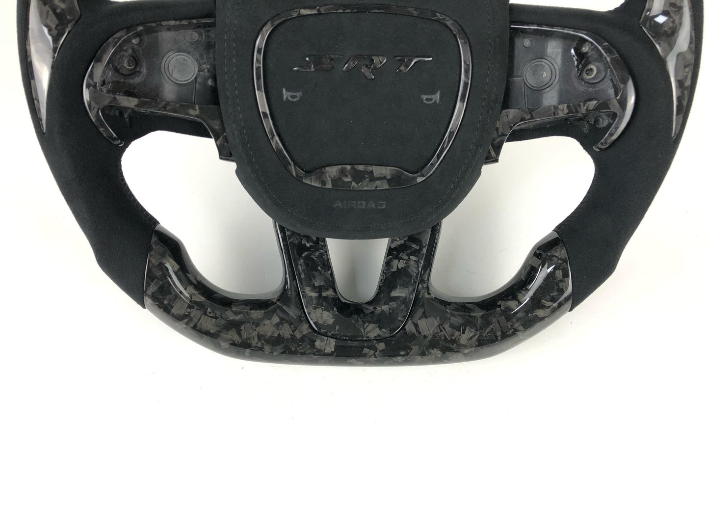 Dodge Charger/Challenger forged carbon fiber w/ alcantara leather steering wheel