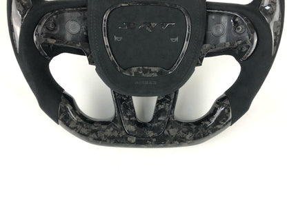 Dodge Charger/Challenger forged carbon fiber w/ alcantara leather steering wheel