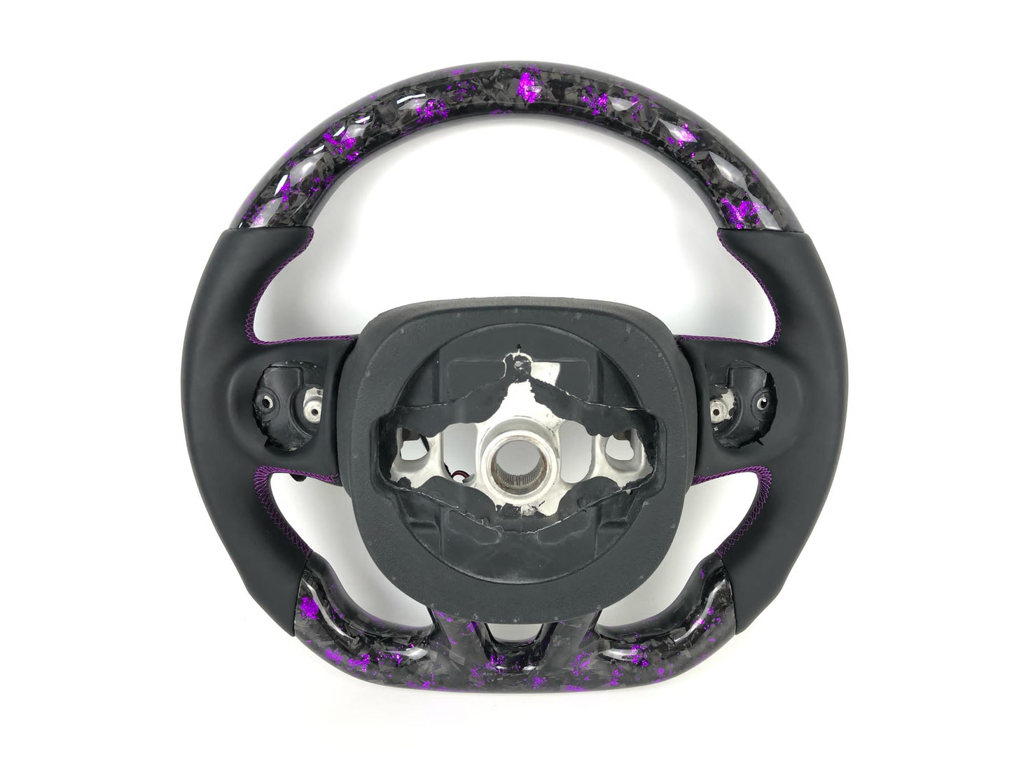 Dodge Charger/Challenger Forged Carbon fiber SRT w/ purple flakes steering wheel