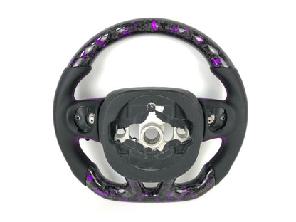 Dodge Charger/Challenger Forged Carbon fiber SRT w/ purple flakes steering wheel