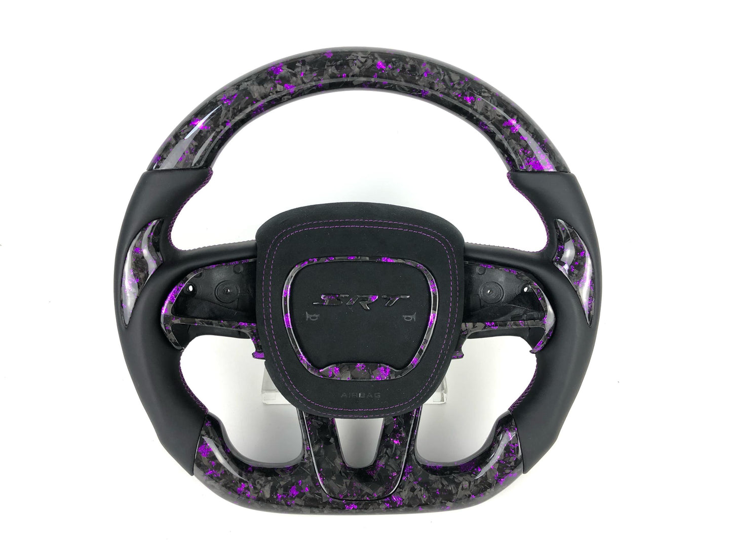 Dodge Charger/Challenger Forged Carbon fiber SRT w/ purple flakes steering wheel