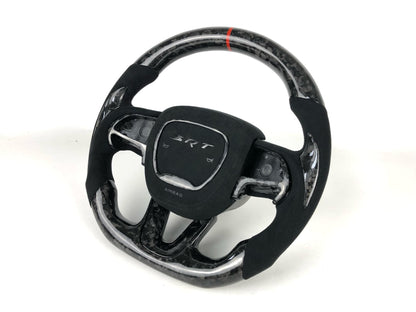 Dodge Charger/Challenger forged carbon fiber w/ alcantara leather steering wheel