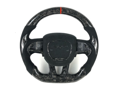 Dodge Charger/Challenger forged carbon fiber w/ alcantara leather steering wheel