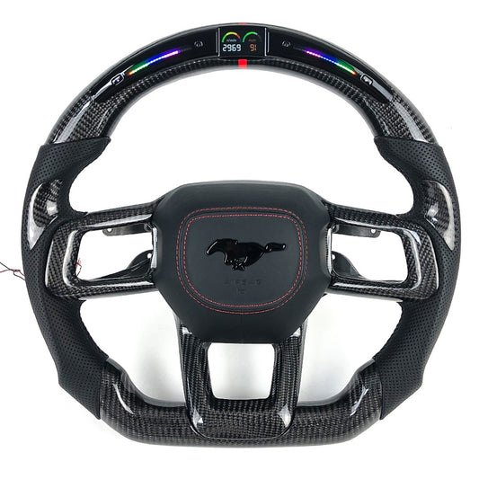 Dark Horse LED Carbon fiber Steering wheel