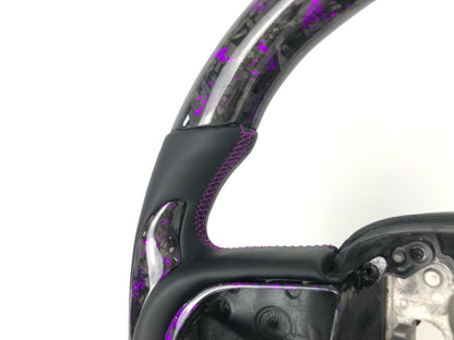 Dodge Charger/Challenger Forged Carbon fiber SRT w/ purple flakes steering wheel