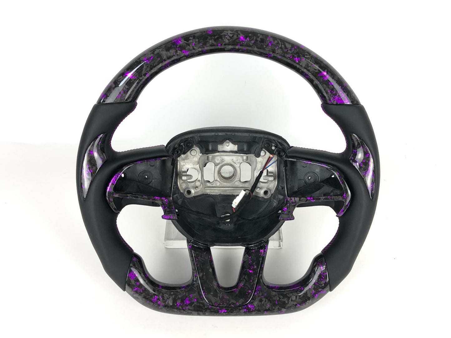 Dodge Charger/Challenger Forged Carbon fiber SRT w/ purple flakes steering wheel