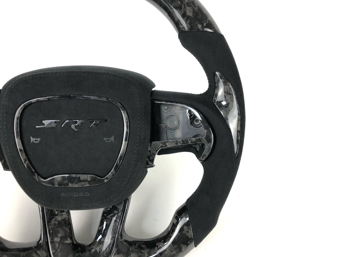 Dodge Charger/Challenger forged carbon fiber w/ alcantara leather steering wheel