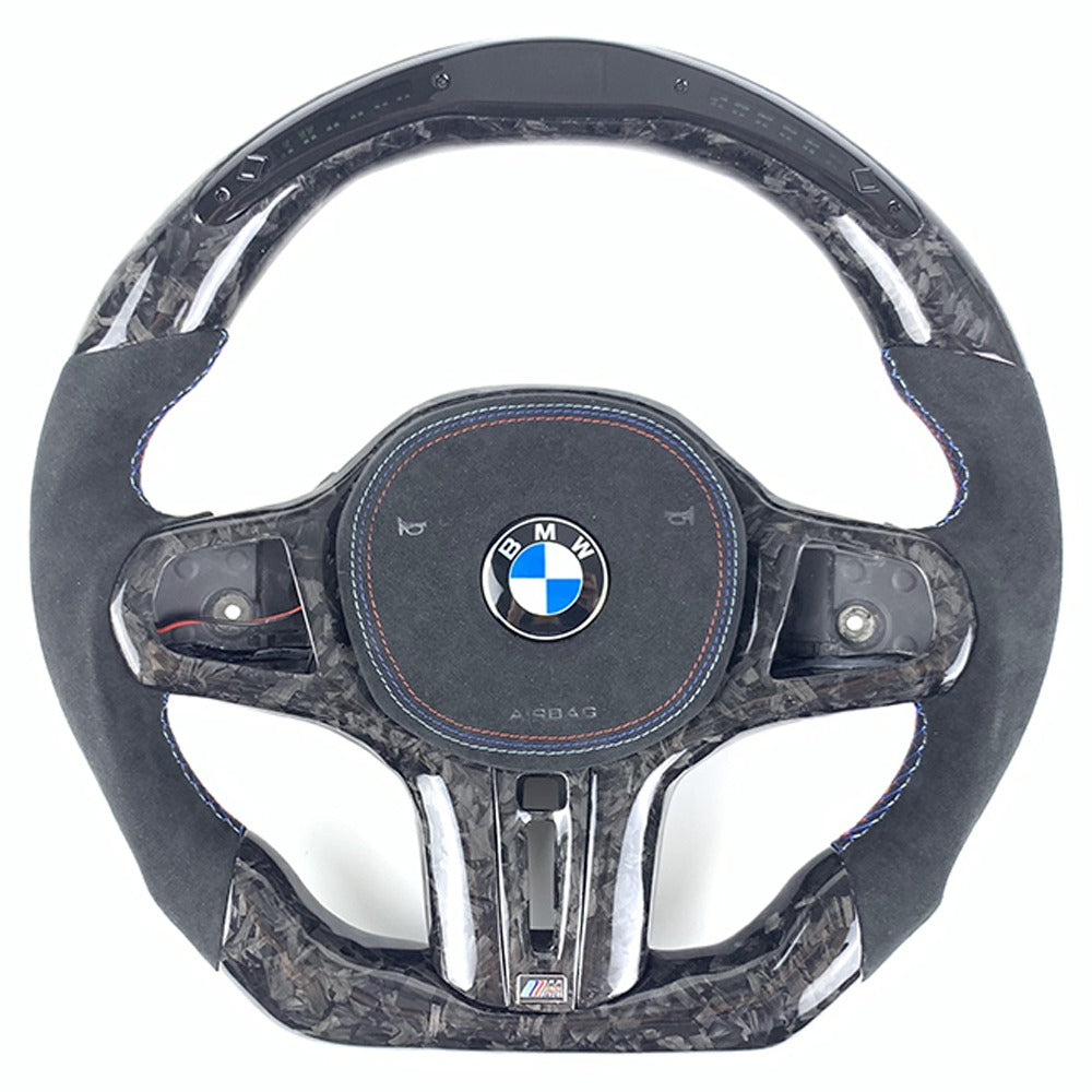G series Forged Carbon fiber Steering wheel w/ alcantara leather