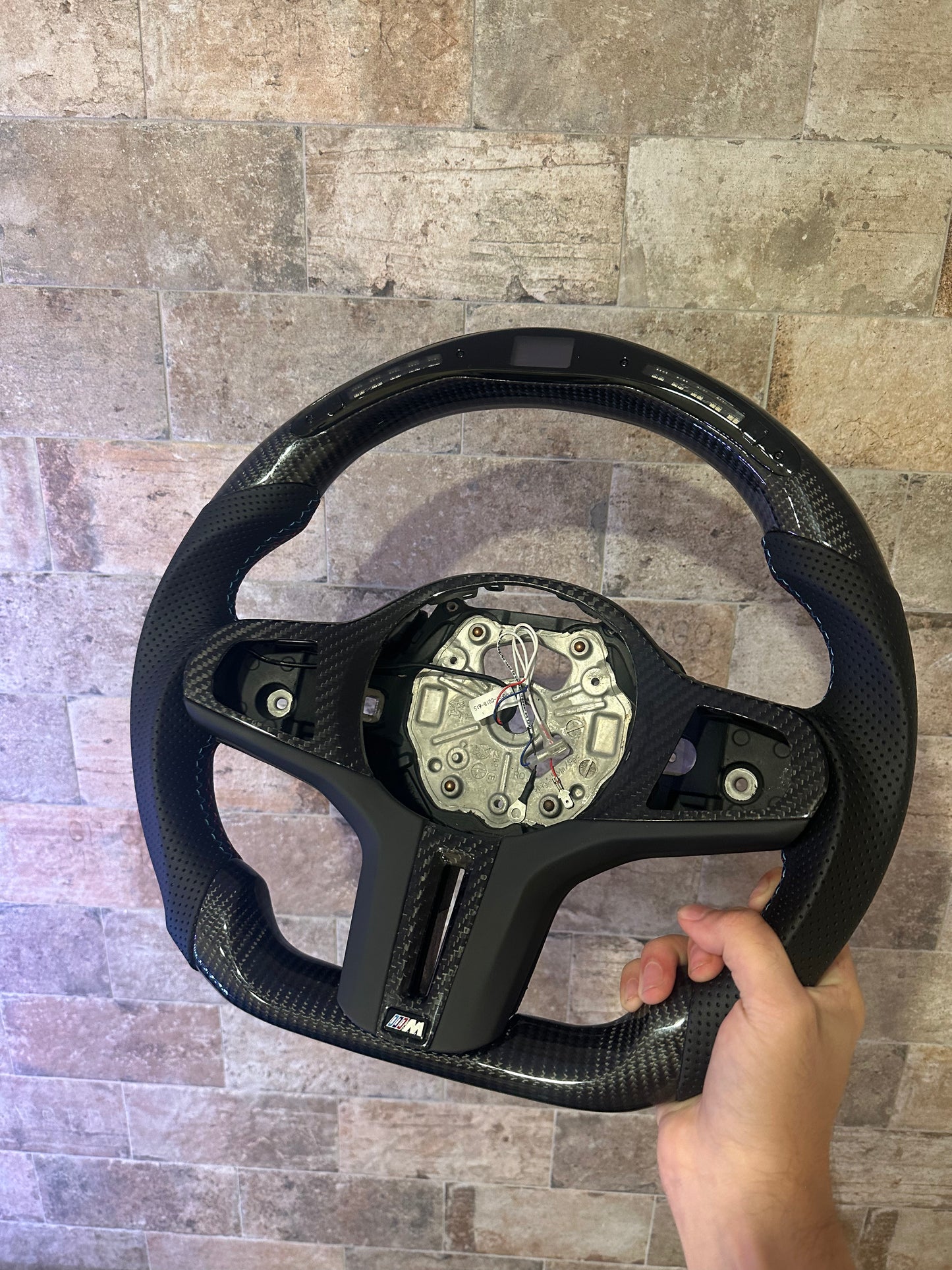 BMW G Series LED Carbon fiber steering wheel